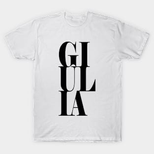 Giulia Girls Name Bold Font T-Shirt